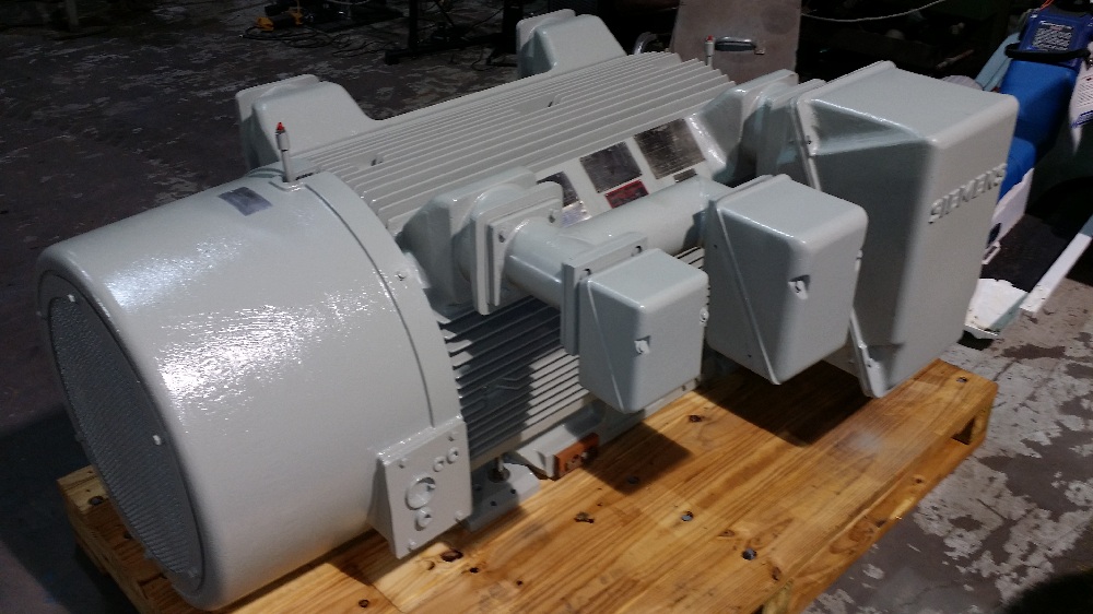 In stock solutions offering new surplus, remanufactured, and reconditioned electric motors for heavy industry and other applications